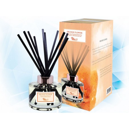 AROMATIZANTE AIR NATUR HOME LUXE DIFUSOR EN VARILLAS 160 ML AROMA ORANGE FLOWER