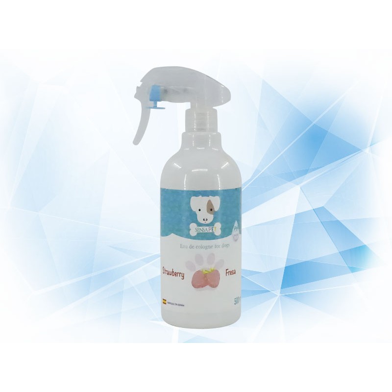 SENSAODOR PERFUME PARA PERROS 500 ML AROMA FRESA