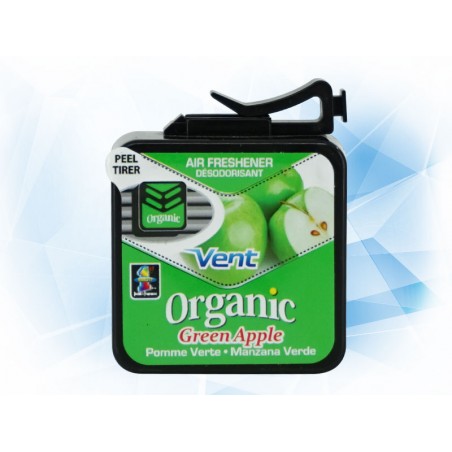 AROMATIZANTE AIR FRESHENER ORGANIC VENT AROMA MANZANA