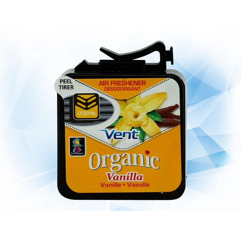 AROMATIZANTE AIR FRESHENER ORGANIC VENT AROMA VAINILLA