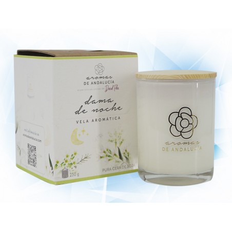 VELA AROMATICA AROMAS DE ANDALUCIA 250 GRS AROMA DAMA DE NOCHE