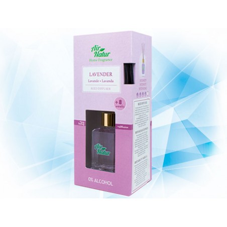 AROMATIZANTE AIR NATUR HOME DIFUSOR EN VARILLAS 30 ML AROMA LAVENDER