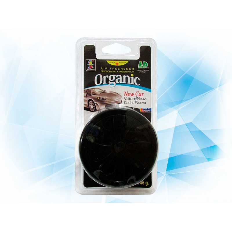 AROMATIZANTE ORGANIC 46 GR BLISTER AROMA CARRO NUEVO